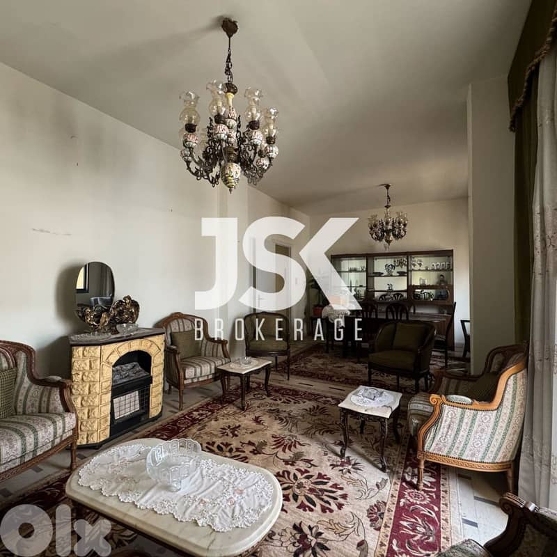 L17405 - Furnished 2-Bedroom Apartment For Rent in Jdeideh 0