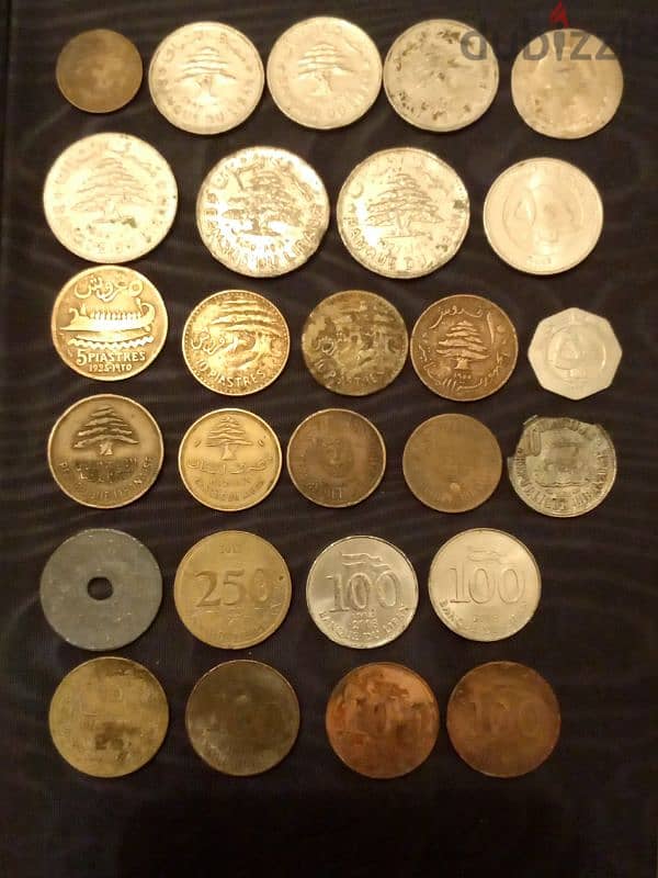 old lebanese coins 0