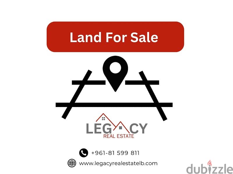 Exeptional & Rare Land For Sale In Mazraat Yachouh Near Hbous 1