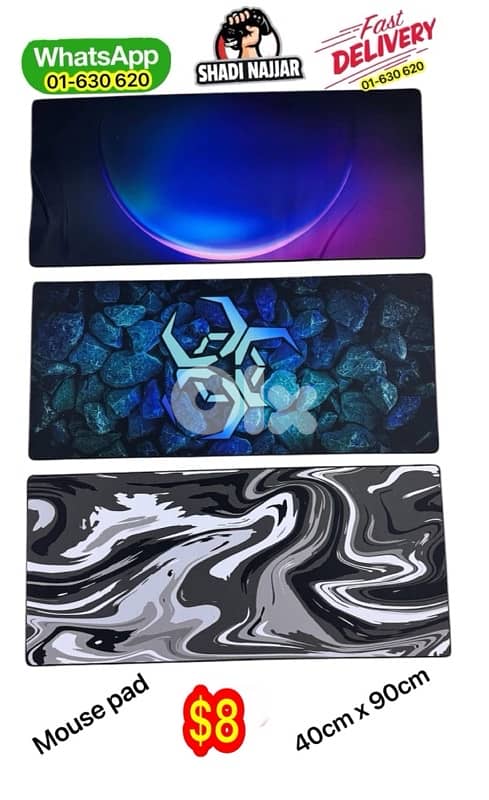 mouse pad 40cm x 90cm $8 2