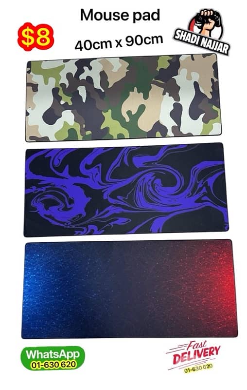 mouse pad 40cm x 90cm $8 7