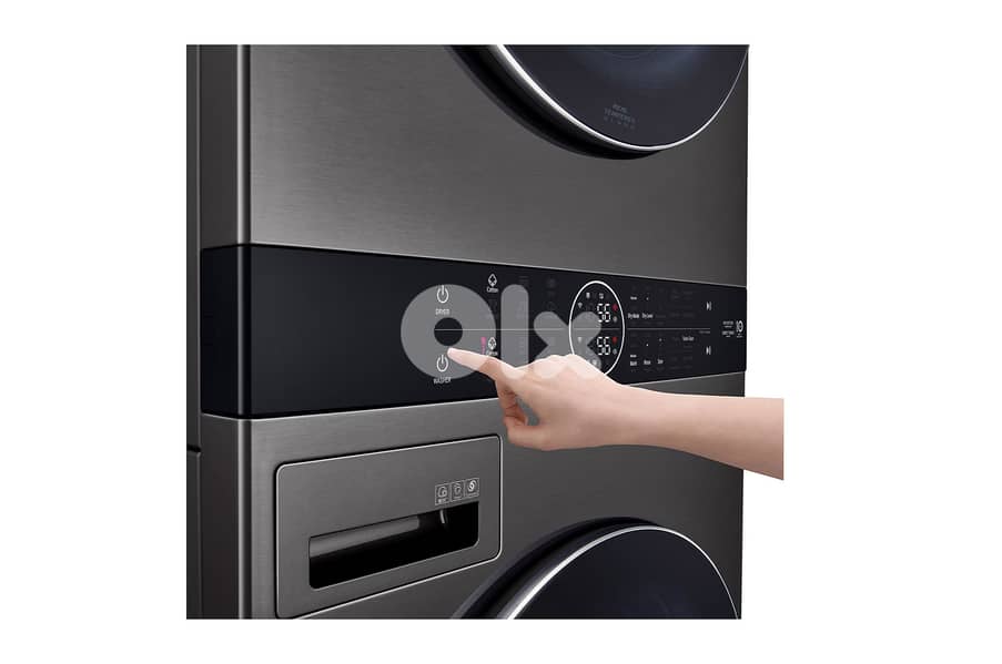 21/16 Kg LG WashTower Dark Silver Washer Dryer AI غسالة مع نشافة 4