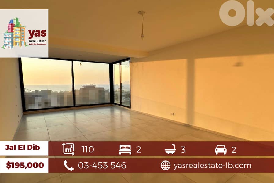 Jal El Dib 110m2 | Brand New | Sea View | Private Street | ABA 0