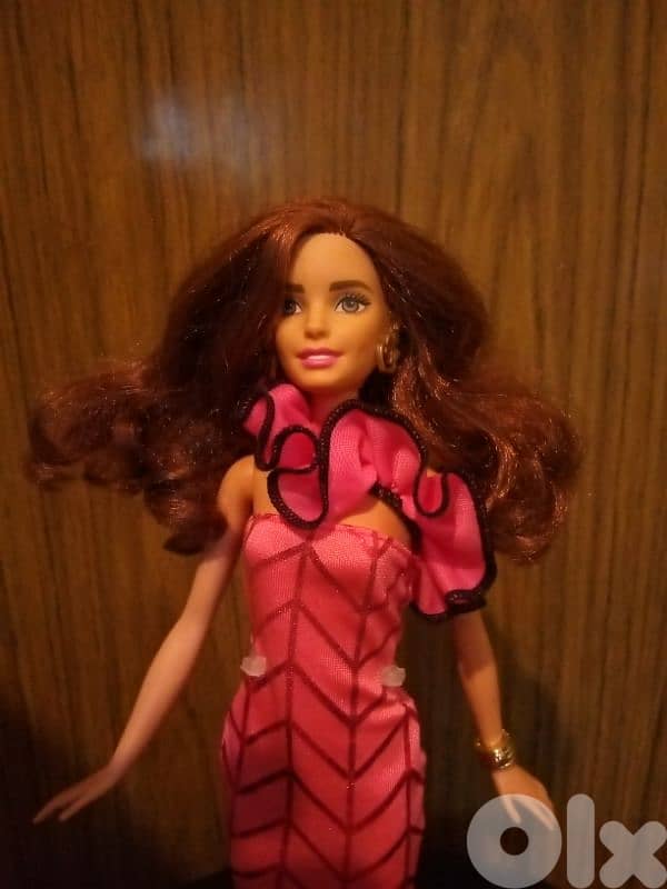 FASHION MIX N MATCH brunette Barbie Mattel great doll +own dress+Shoes 0