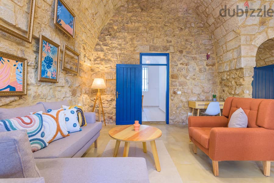 Furnished 1 - Bedroom Apartment in Batroun - شقة مفروشة للايجار 0