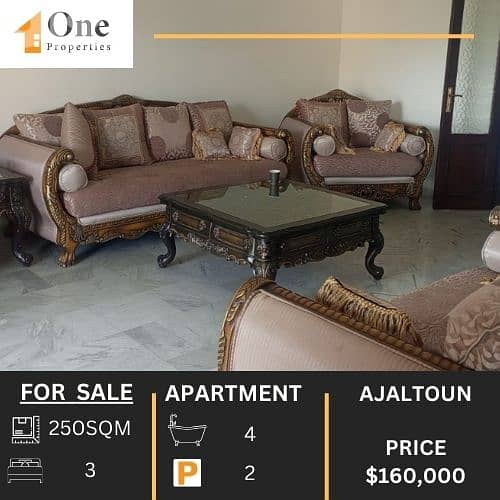 MOUNTAIN VIEW APARTMENT FOR SALE IN AJALTOUN 0