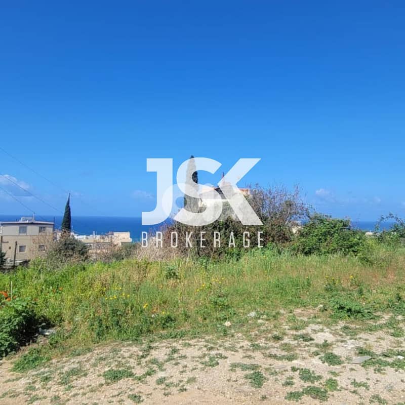 L17460 -Land With A Beautiful Seaview For Sale in Qartaboun, Jbeil 0