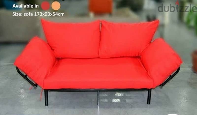 Convertible Sofa Bed – Only $100! Needs Cushion Refilling/Stitching 1