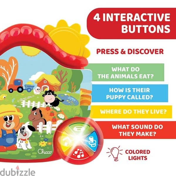 Chicco The farm book 3