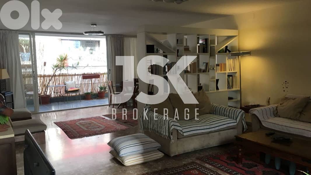 L08382-Fully Furnished Rooftop Apartment for Rent in Achrafieh 0