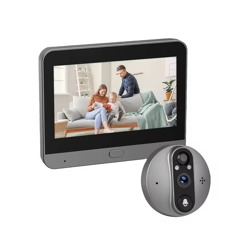 Tuya WiFi 4.3 Inch LCD Screen Door Peephole 0