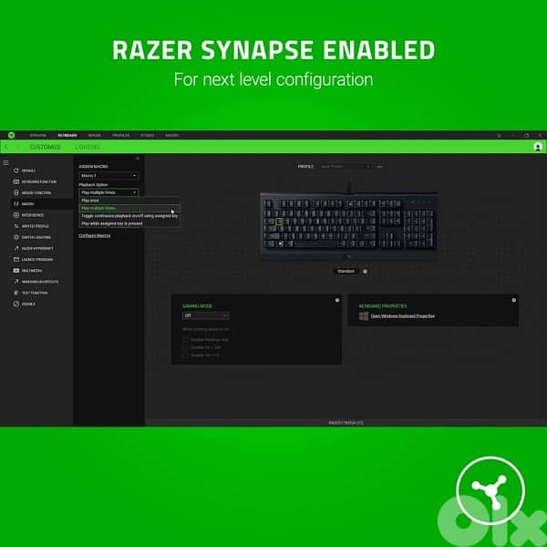 Razer Cynosa Lite Gaming keyboard 2