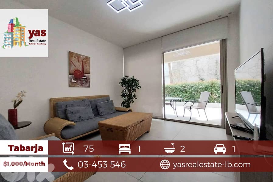 Tabarja 75m2 | Rent | Furnished Chalet | View | Gated Community | IV 0