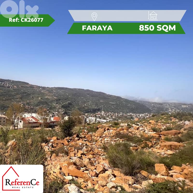 Land in Faraya for Sale أرض مميزة في فاريا 0