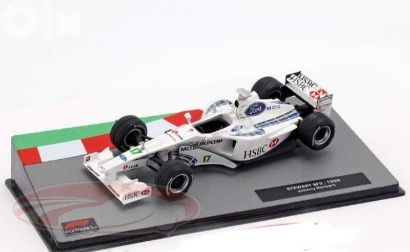 Johnny Herbert Stewart Ford SF3 1999 diecast car model 1;43. 0