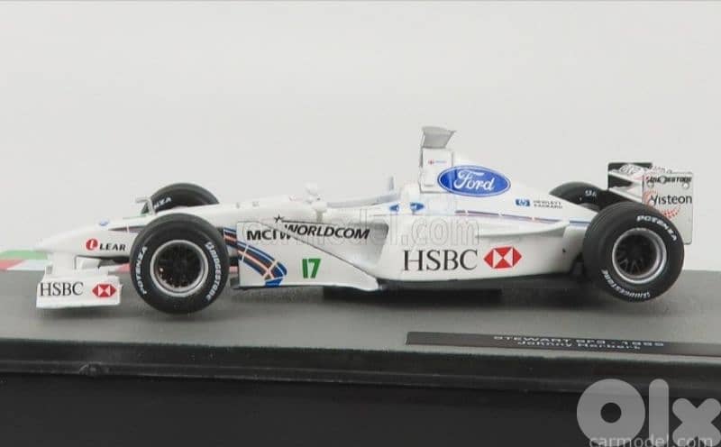 Johnny Herbert Stewart Ford SF3 1999 diecast car model 1;43. 3