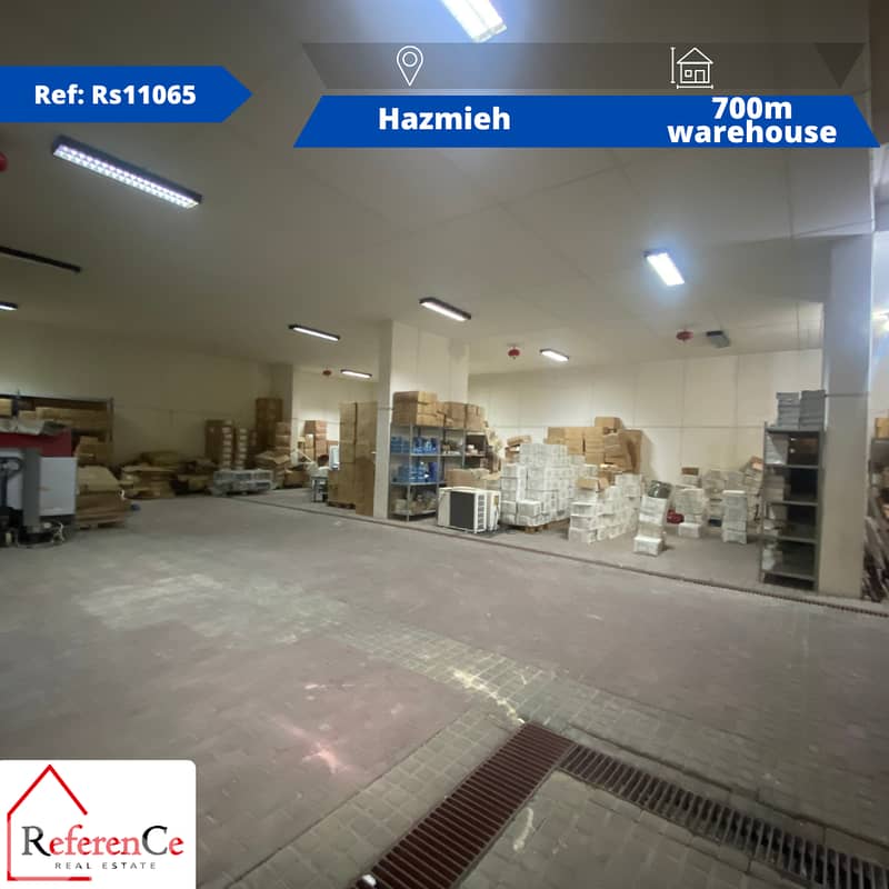 Warehouse for rent in Hazmiyeh مستودع للإيجار في حازمية 0