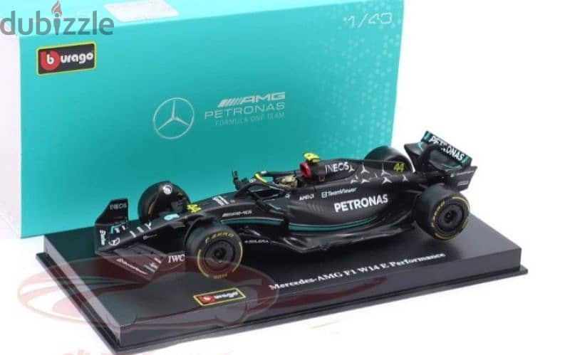 L. Hamilton Mercedes AMG  W14 (2023);diecast car model 1;43 0
