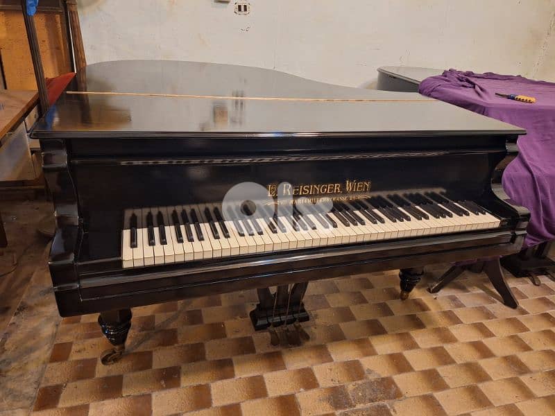 baby grand piano بيانو نمساوي خارق النظافة للعذف صوت نقي رائع جدا 3