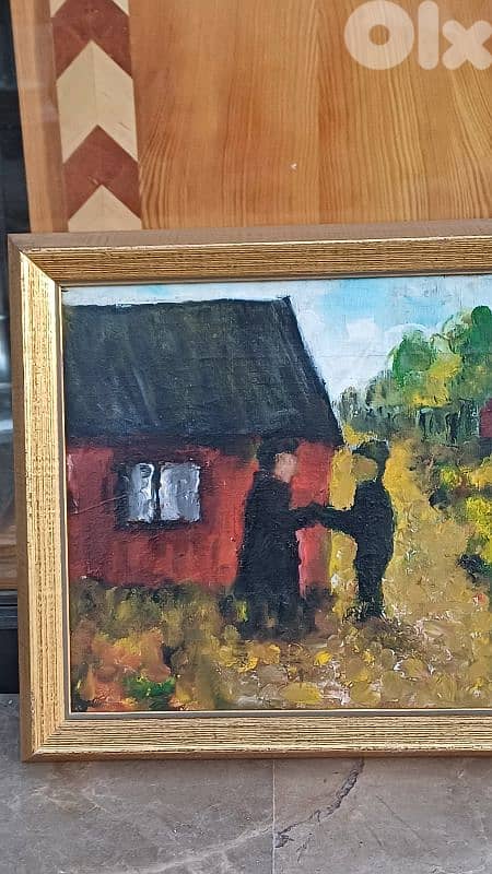 لوحة رسم زيتي اوروبية 3