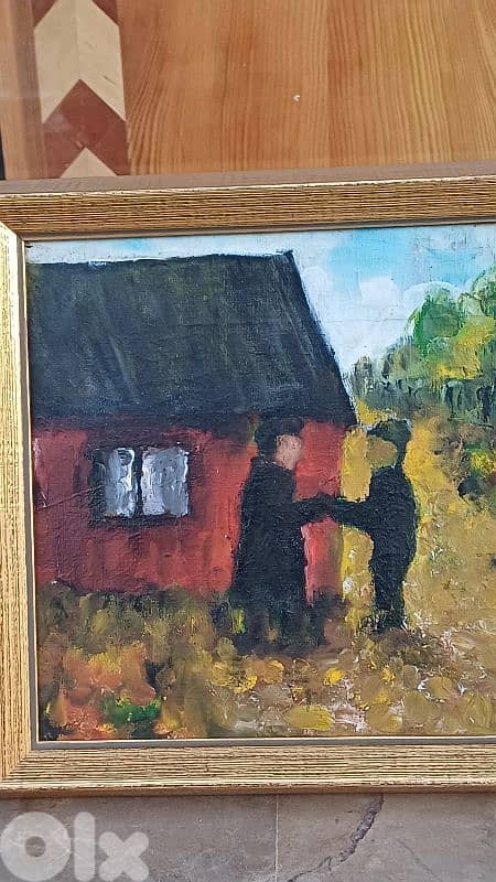 لوحة رسم زيتي اوروبية 4