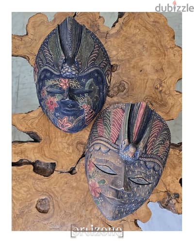 handcrafted decorative masks