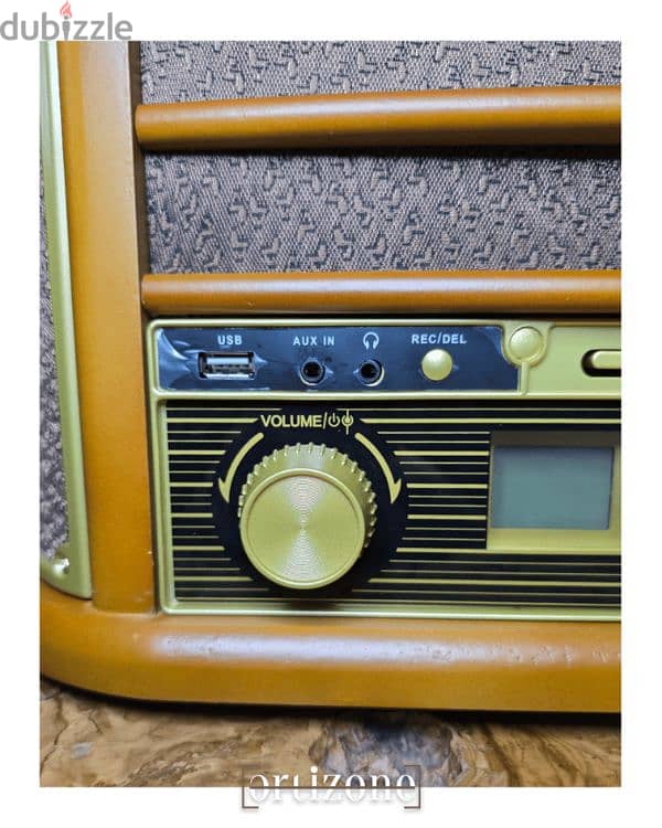 Vintage Denver Retro Wood turntable record player 7