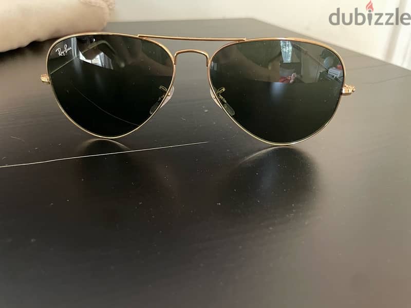 Ray Ban Gold Sunglasses 1