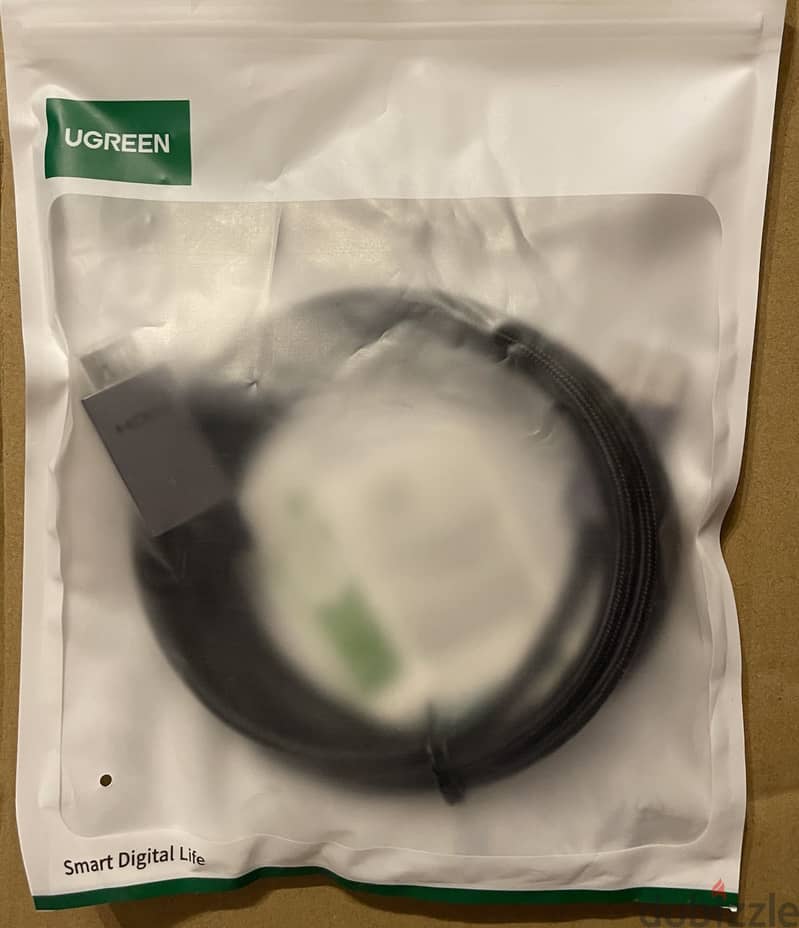 UGREEN DisplayPort Male 1.4 To HDMI 2.1 Male 8K Braided Cable (2M) 0