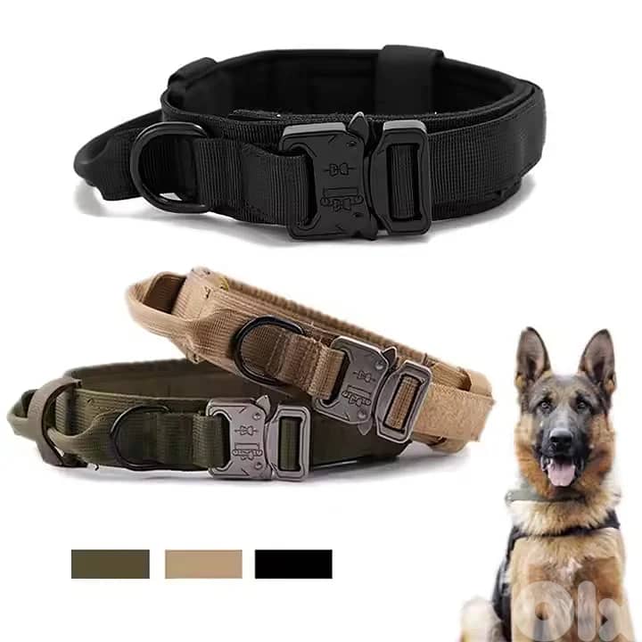 Heavy Duty Tactical Dog Collar for Medium and Large Dogs 1