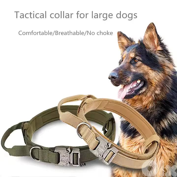 Heavy Duty Tactical Dog Collar for Medium and Large Dogs 3