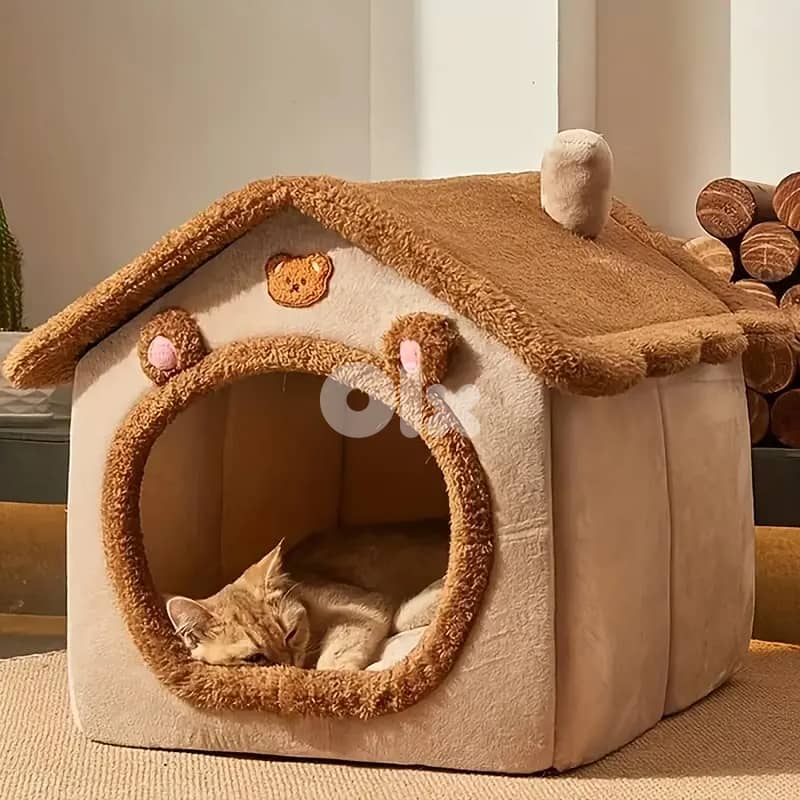 All-Season Dog & Cat Bed House 2