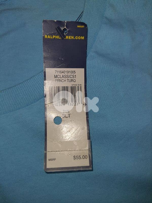 ORIGINAL POLO RALPH LAUREN T SHIRT SIZE 3 XLT 4XLT 3