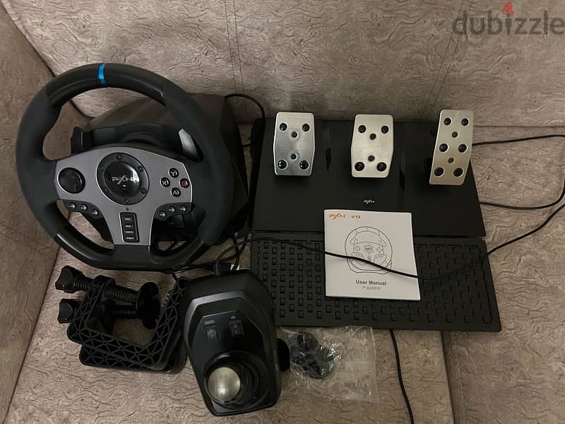 PXN v9 steering wheel for(ps4-ps3-xbox-pc) 0