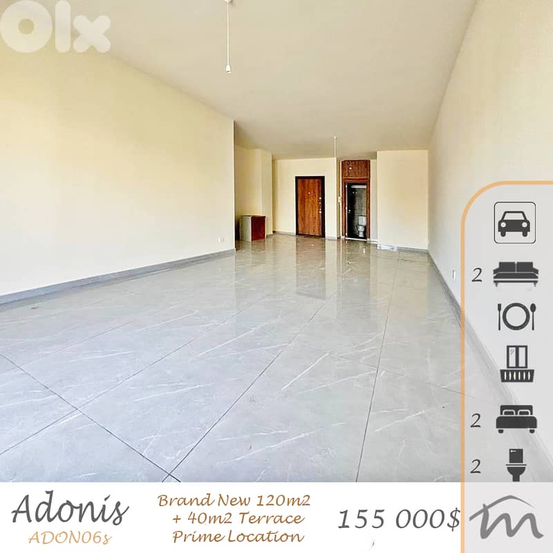 Adonis | Brand New 120m² + 40m² Terrace | Prime Location | Catch 0