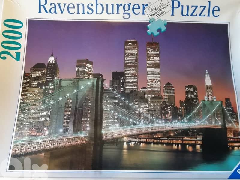 Ravensburger puzzle New York city Brooklyn bridge & Manhattan  2000pcs 0
