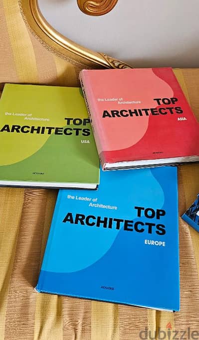 A set of top notch architectural books.