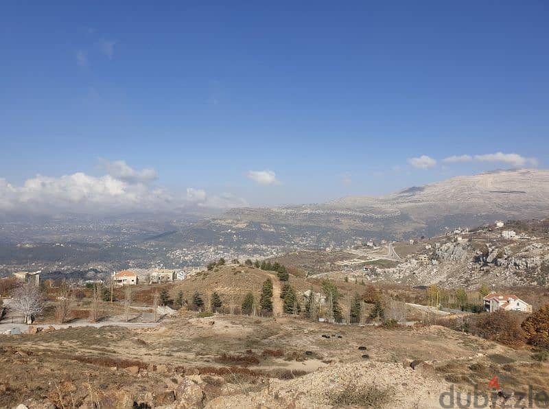 1500m2 Land in Zaarour,Metn (panoramic view)عقار للبيع في الزعرور 0