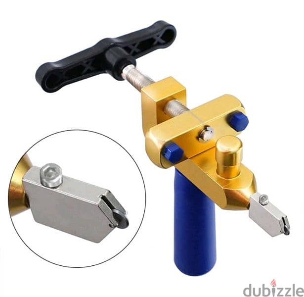 2 In 1 Glass Cutter Set Manual Tile Diamond Cutter Slicer Roller 4