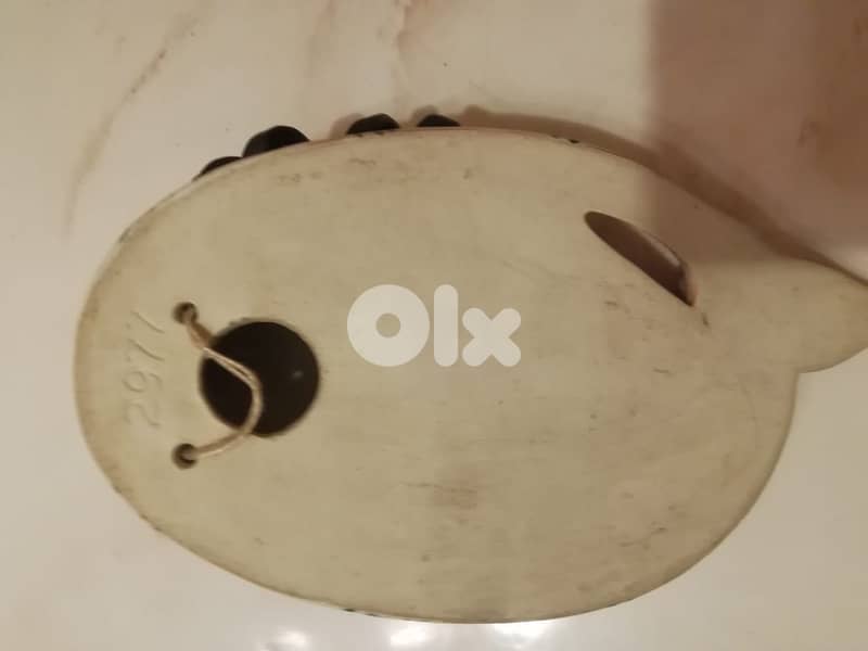 Wall mountable decorative pottery head figure 21*13cm 1