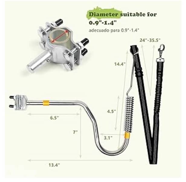 dog bike leash attachment hands free 3