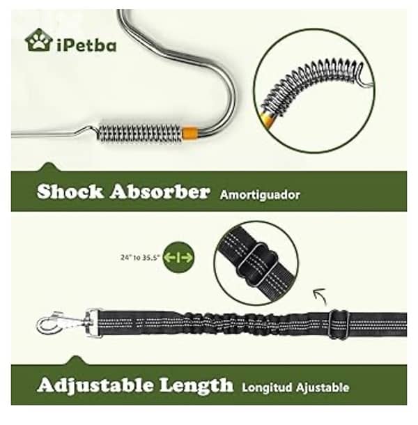 dog bike leash attachment hands free 5