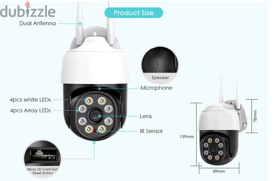 5MP Outdoor Wifi Camera 0