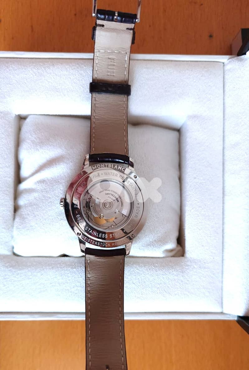 MontBlanc Meisterstuck Heritage Steel Watch Automatic 41mm 3