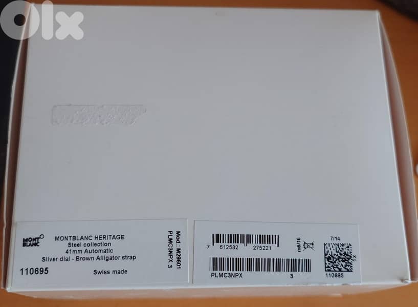 MontBlanc Meisterstuck Heritage Steel Watch Automatic 41mm 5