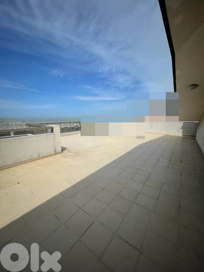 APARTMENT FOR RENT IN MANSOURIEH  (155SQ)WITH TERRACE ,(MANR-228)