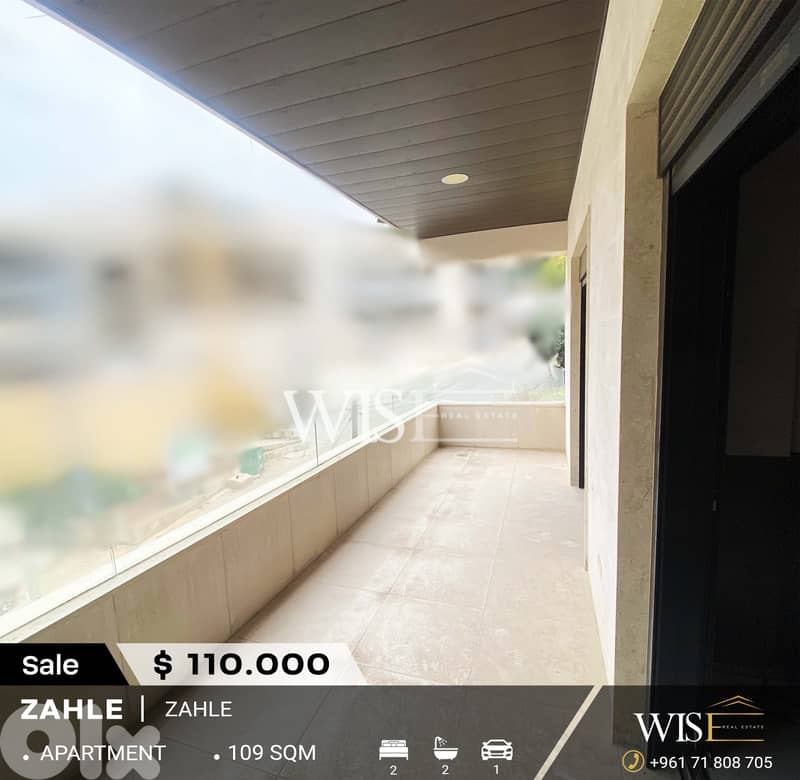 109 SQM Apartment for SALE in Zahle! 0