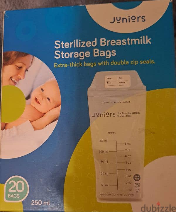 breast pump with milk storing bags 7