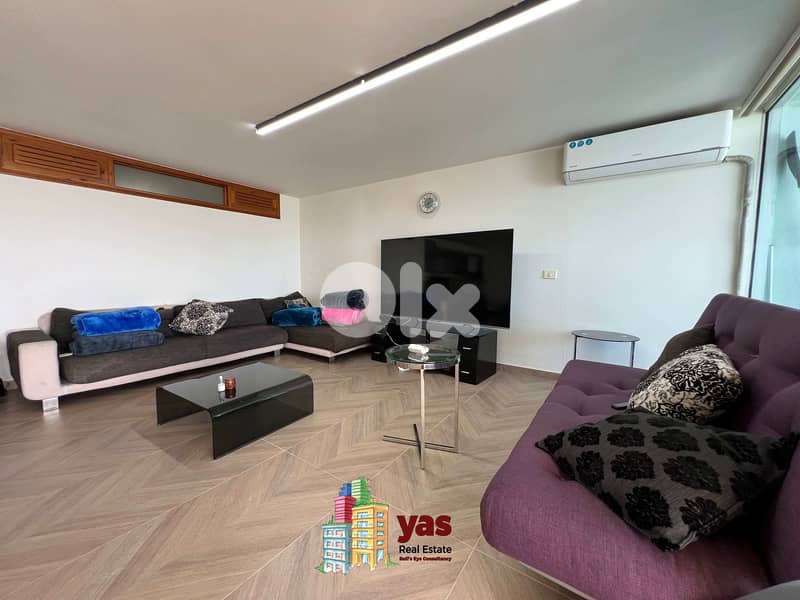 Jounieh/Malibu 155m2 | 25m2 Terrace | Chalet | Furnished | Rent | EH/Y 1