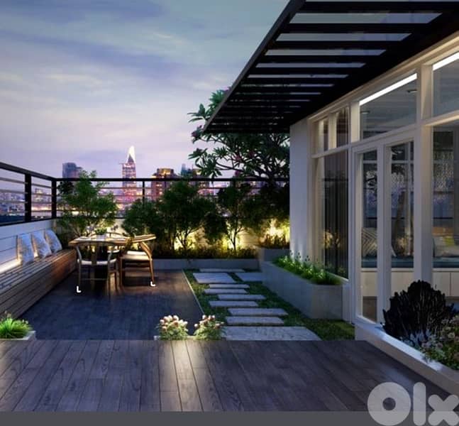 Unique conceptual penthouse surrounded by terraces sea view gemayze 0